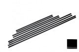 Bandouri laterale negre pentru Mercedes G-Class W463 1989-2017, set 8 piese