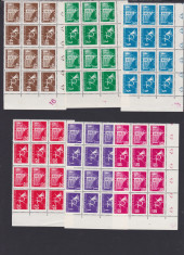 Porto duble LP 29 1970 bloc de 6 MNH foto