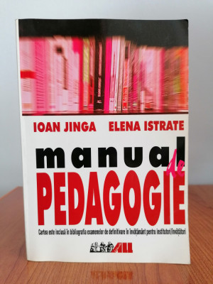 Ioan Jinga/Elena Istrate, Manual de pedagogie foto