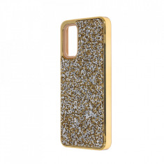Husa pentru Samsung Galaxy S20 - Husa Luxury Glitter Diamond Gold foto