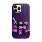 Husa compatibila cu Apple iPhone 12 Pro Max model Trapped in a simulation, Silicon, TPU, Viceversa, Transparent, Carcasa
