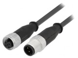 Cablu senzori/automatizări M12-M12 1.5m
