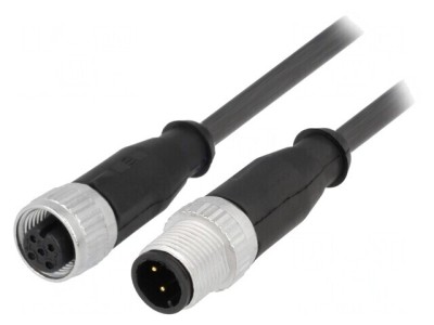 Cablu senzori/automatizări M12-M12 1.5m foto