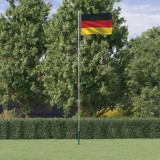 Steag Germania si stalp din aluminiu, 6,23 m GartenMobel Dekor, vidaXL