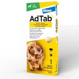 AdTab C&acirc;ini 450 mg (11 - 22 kg) 1 tabletă Protecție Purici și Căpușe, 30 Zile