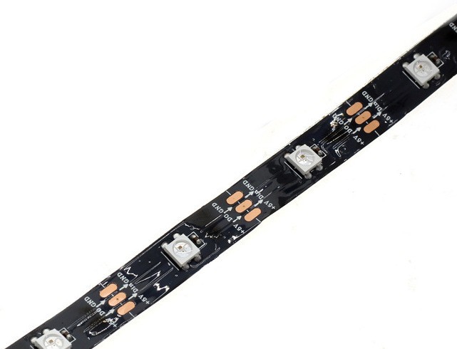 Banda LED WS2812B, 5M, 30 led/M, IP30, 5V