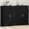 VidaXL Dulapuri, 2 buc., negru, 60x31x84 cm, lemn prelucrat 3276568