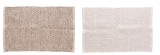 Cumpara ieftin Set 2 covoare bumbac maro crem 120 x 180 cm