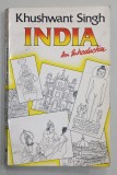 INDIA , AN INTRODUCTION by KHUSHWANT SINGH , 1994, PREZINTA URME DE UZURA