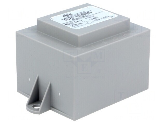 Transformator &icirc;ncapsulat 18VA 18V 1A PCB
