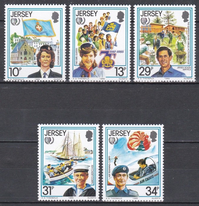 Jersey 1985 - Anul Internațional al Tineretului, MNH