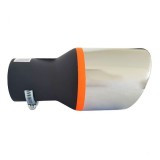Duza de Evacuare Masina Argintiu Negru Sport 185mm