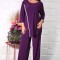 Compleu Elegant Over Size Mov - 54Marimea