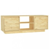 Cumpara ieftin Comoda TV, 110x30x40 cm, lemn masiv de pin