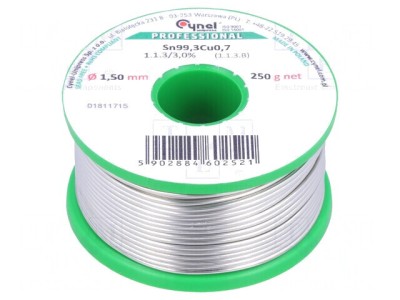 S&amp;acirc;rmă de lipit fără plumb 1,5mm 250g foto