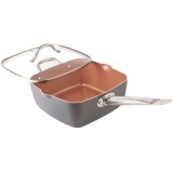 Cumpara ieftin Tigaie patrata din aluminiu Grunberg GR6950 cu invelis antiaderent