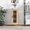 VidaXL Servantă, stejar sonoma, 34,5x34x90 cm, lemn compozit 828767