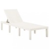 Gossi sezlong, alb, plastic
