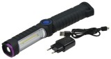 Lampa de lucru cu 1 LED+ 1 led UV Magneti Marelli 3W , cu cablaj, cu sistem de fixare, cu magnet, cu maner