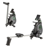Aparat de Vaslit inSPORTline Thenar FitLine Training, Magnetic, Pliabil, 8 Niveluri, Suport Tableta/Telefon, Max 150kg