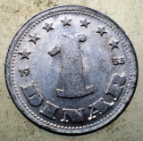 1.672 YUGOSLAVIA JUGOSLAVIA IUGOSLAVIA 1 DINAR 1953