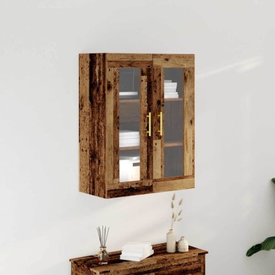 vidaXL Cabinet suspendat Lemn vechi 69.5 x 34 x 90 cm Lemn compozit 862165 foto