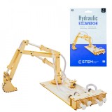 Kit stem, construieste singur - Excavator din lemn hidraulic