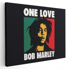 Tablou afis Bob Marley cantaret 2306 Tablou canvas pe panza CU RAMA 70x100 cm