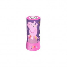 Proiector LED Peppa Pig SunCity, 20 x 9.5 cm, plastic, Roz foto