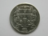 2.50 escudos 1951 Portugalia-argint, Europa