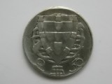 2.50 escudos 1951 Portugalia-argint