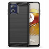 Cumpara ieftin Husa pentru Motorola Moto G73, Techsuit Carbon Silicone, Black