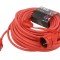 Prelungitor alimentare 25m 16A roșu 3x1,5mm2