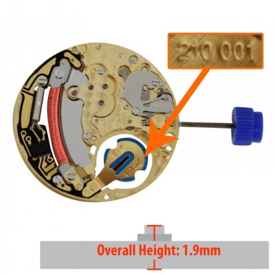 Mecanism Ceas Quartz ETA 210.001 foto