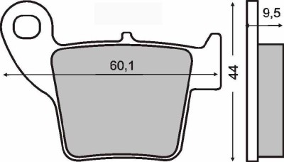 Placute frana sinter Honda CR 250 spate Cod Produs: MX_NEW 225100663RM foto
