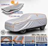 Cumpara ieftin Husa Antigrindina Premium pentru SUV XL 490x178x120 cm, Protectie 5mm Grindina Zapada Ploaie, UV, Multistrat Moale