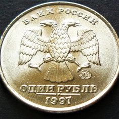 Moneda 1 RUBLA - RUSIA, anul 1997 *cod 4557 = UNC - Monetaria Moscova