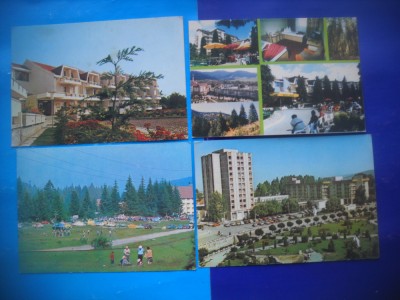 HOPCT LOT 2288 STATIUNEA COVASNA -4 CARTI POSTALE-NECIRCULATE foto