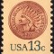 SUA 1978 - Uzual 13c, Indian Head penny, neuzat