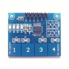 Tastatura digitala cu 4 butoane capacitiva TTP224 arduino stm pic