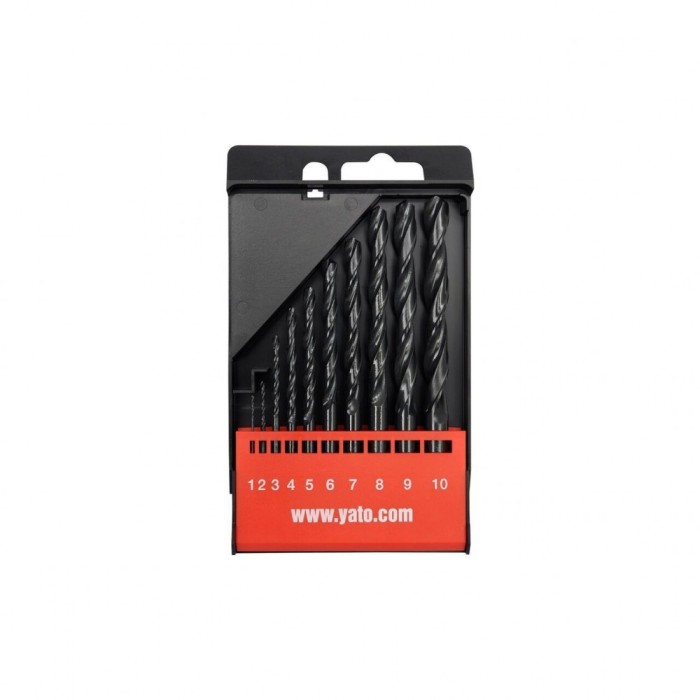 Set 10 burghie pentru metal 1 - 10 mm HSS Yato YT-4461