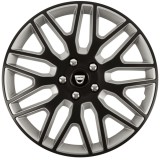 Set 4 Capace Roti 14 inchi (R14) Dakar Negru-Gri, Compatibile Cu Dacia