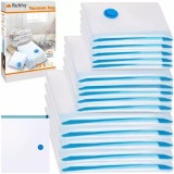 Set 15 saci vacuum pentru haine Ruhhy, 3 dimensiuni, reutilizabili