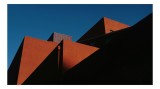 Tablou Canvas Geometrie urbană sub cerul albastru, 39 x 26 cm, CMCLASS