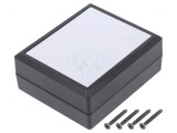 Carcasă universală ABS neagră 72x85x36 mm