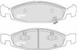 MOTAQUIP LVXL1050 set placute frana,frana disc