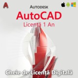 AutoCAD 2025, Licenta Electronica 1 An, Proiectare CAD 2D/3D, Autodesk, Abonament Anual