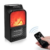 Cumpara ieftin Mini aeroterma de perete, putere 600W, cu telecomanda, termostat, timer 12 ore, 180x110x95 mm