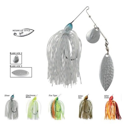 Spinnerbait Colmic Herakles Flatter Tandem 7g Killer Craw foto