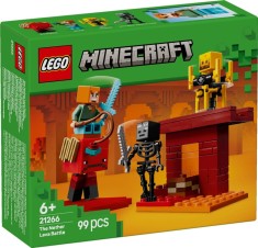 LEGO&reg; Minecraft - Batalie deasupra lavei in Nether (21266)